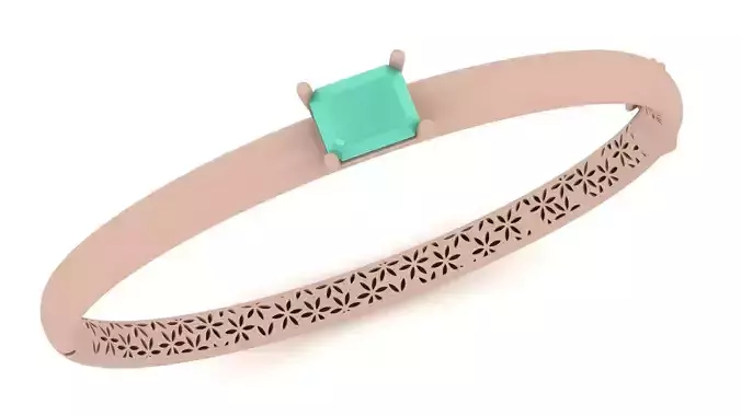 Luxury Emerald Bracelet 0053 