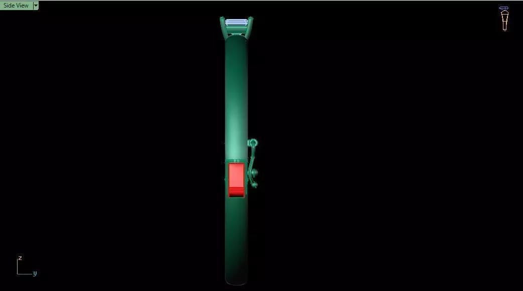 Luxury Emerald Bracelet 0053  3D print model_15