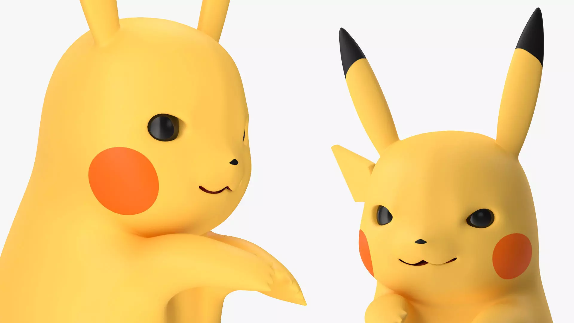 Anime Character Pikachu Angry 3D model_11