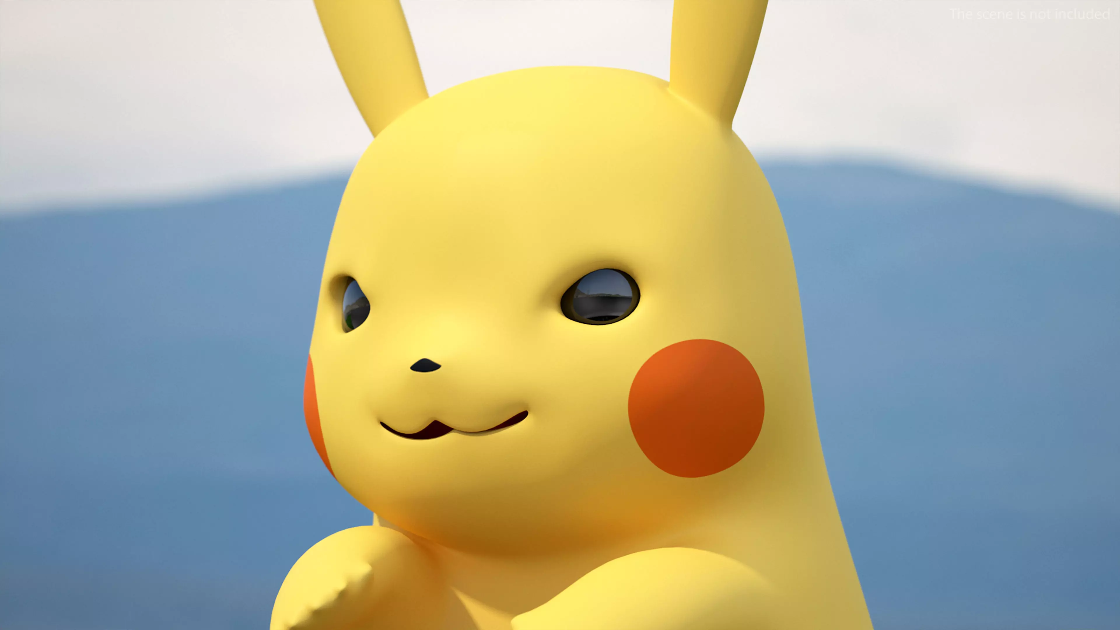 Anime Character Pikachu Angry 3D model_2