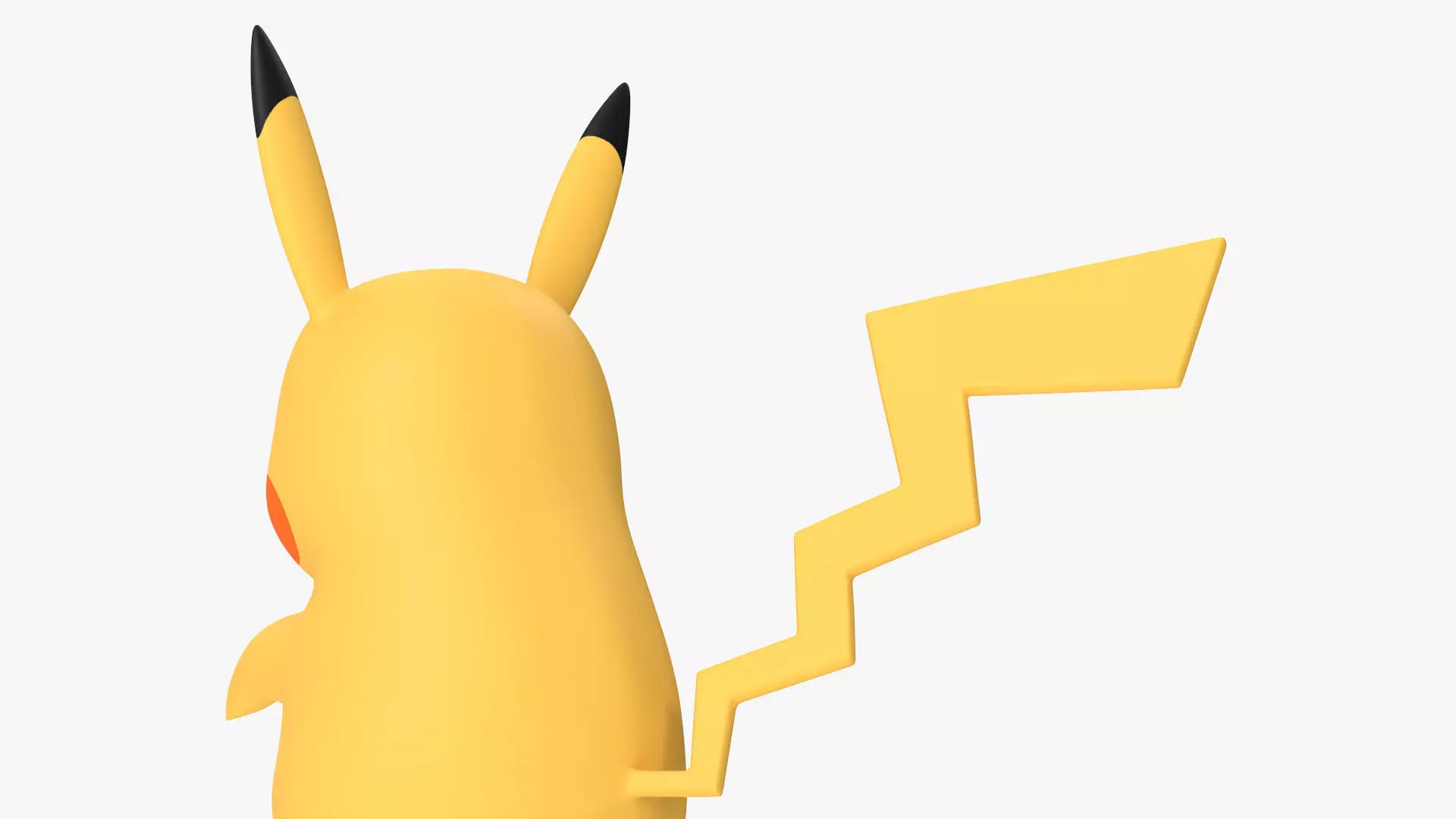 Anime Character Pikachu Angry 3D model_10