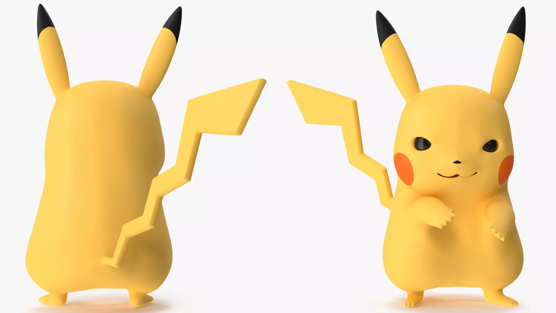 Anime Character Pikachu Angry 3D model_7