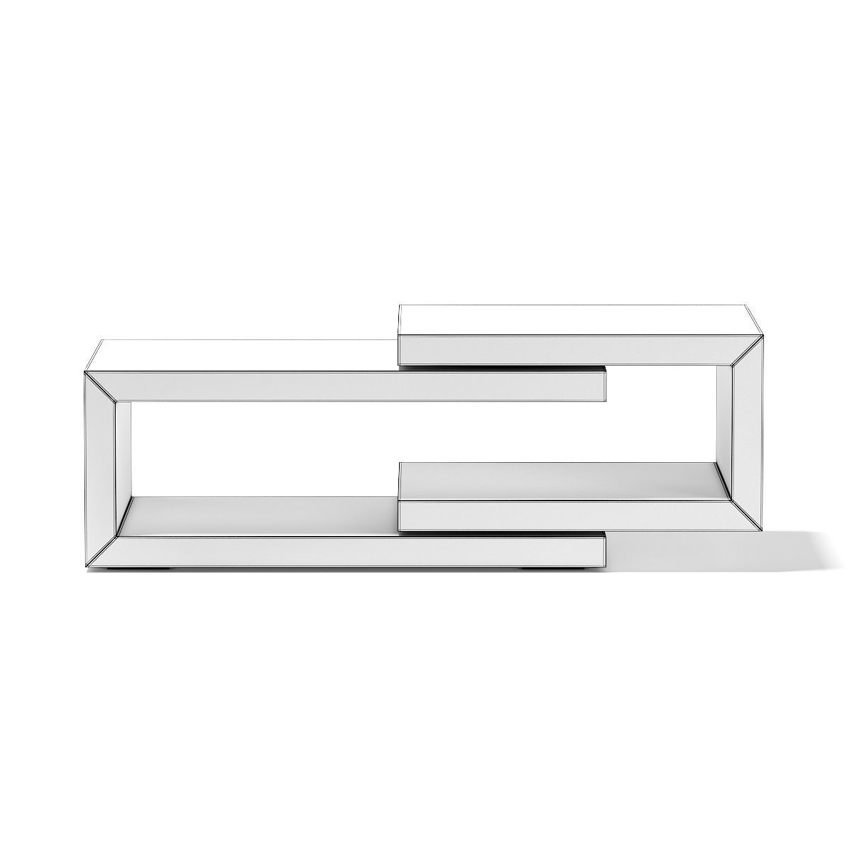Light Modern Coffee Table 3D model_1