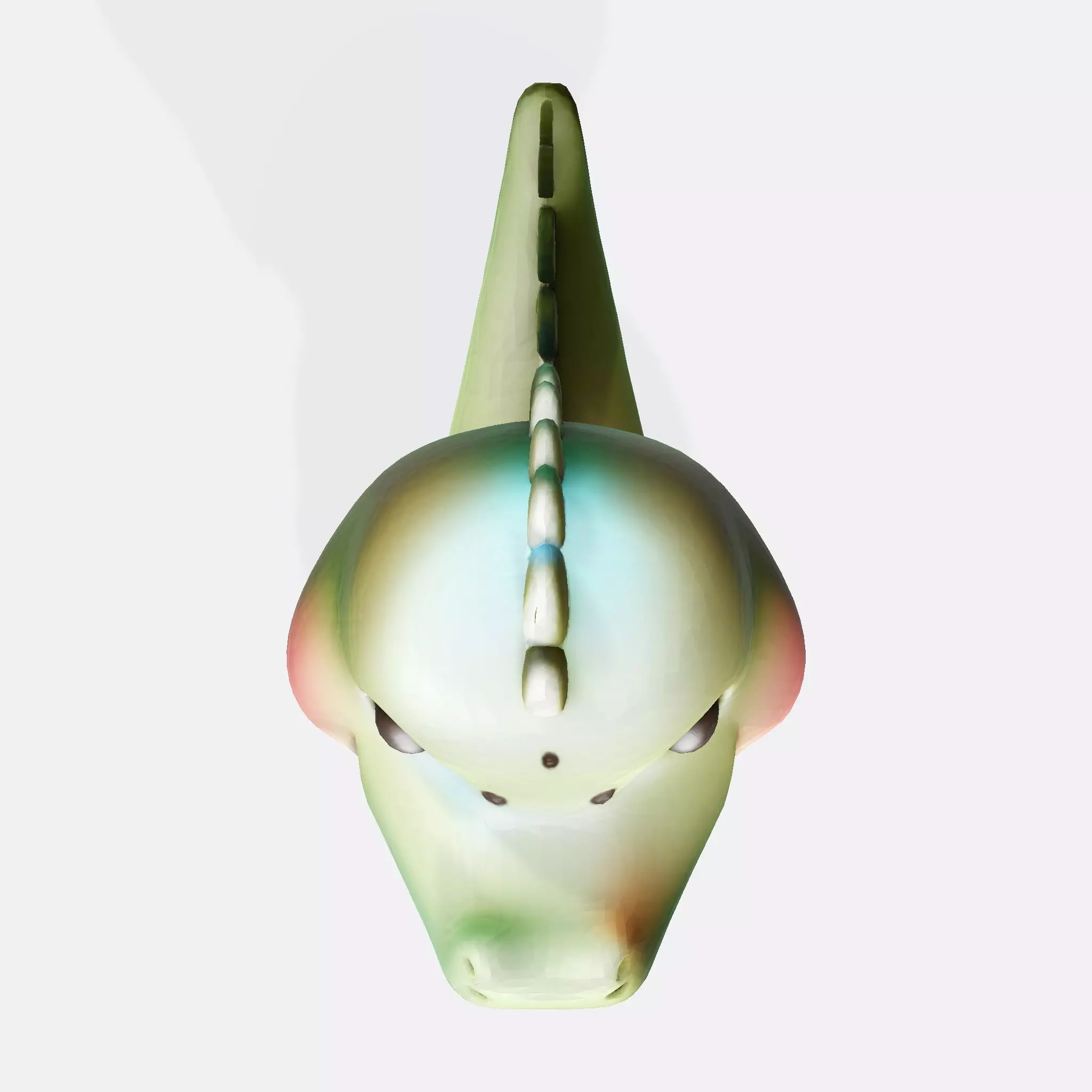 High-Quality 3D Printable Cute Croco Cartoon 3D print model_10