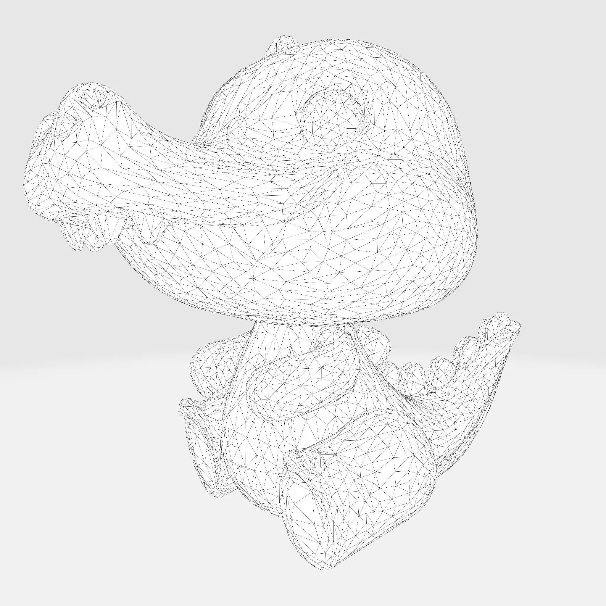 High-Quality 3D Printable Cute Croco Cartoon 3D print model_6