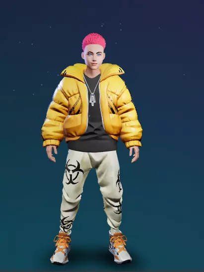 personnage 3D model