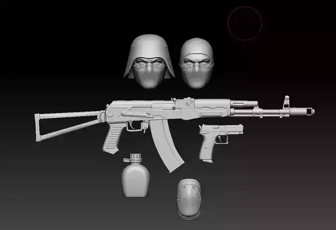 Cobra Trooper Headsculpt for Action Figures