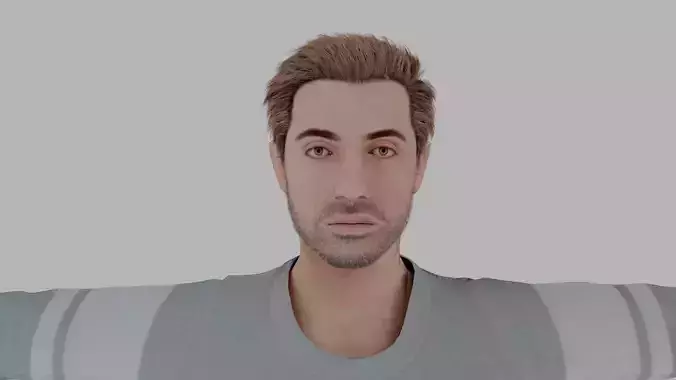Urban Male Character - Casual Outfit - Rigged