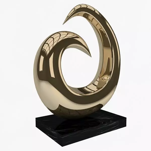 Sculpture Low-poly 3D model_0