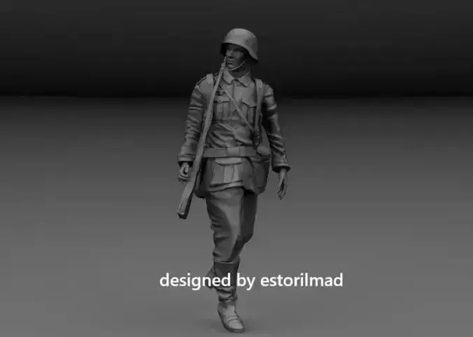 WW2 GERMAN SOLDIER PATROL RUSSIA BARBAROSSA V4
