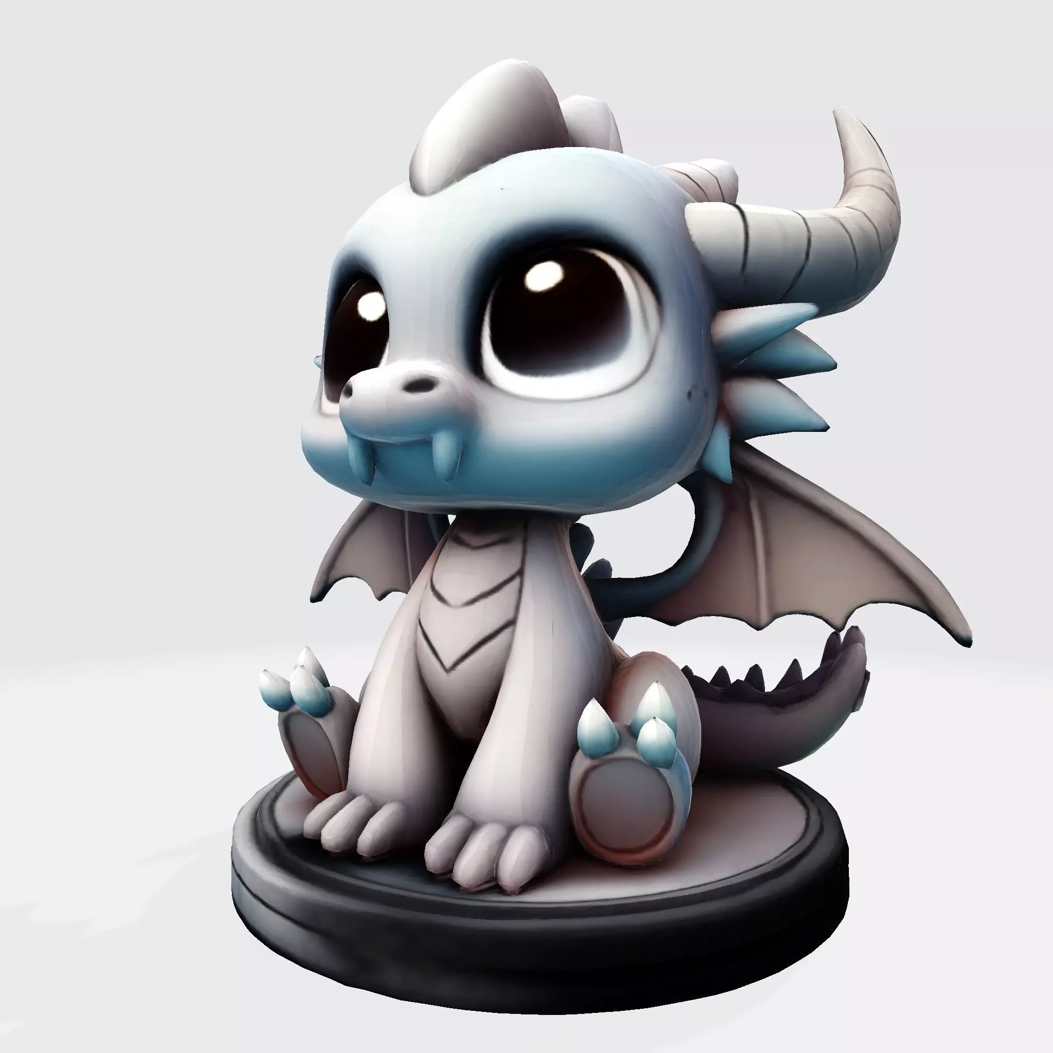 Premium 3D Printable Model Baby Dragon Cartoon 3D print model_2