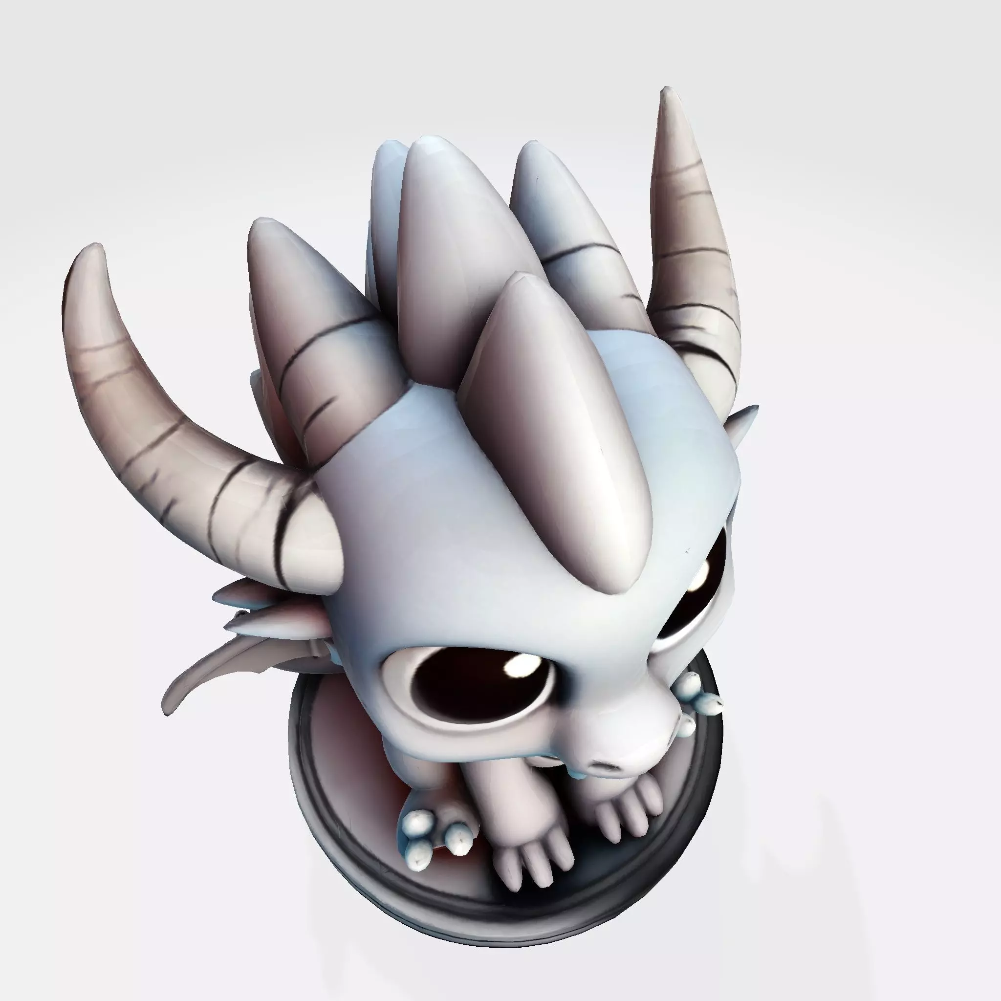 Premium 3D Printable Model Baby Dragon Cartoon 3D print model_3