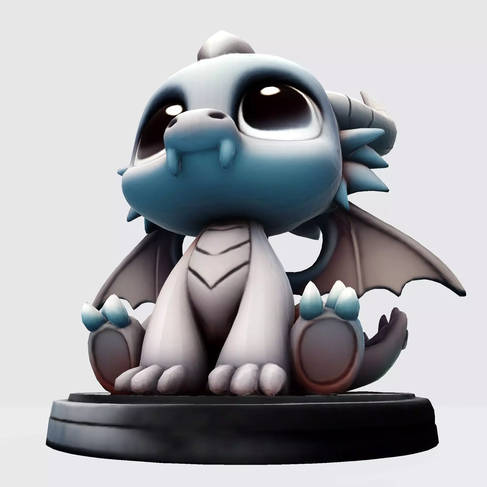 Premium 3D Printable Model Baby Dragon Cartoon 3D print model_6