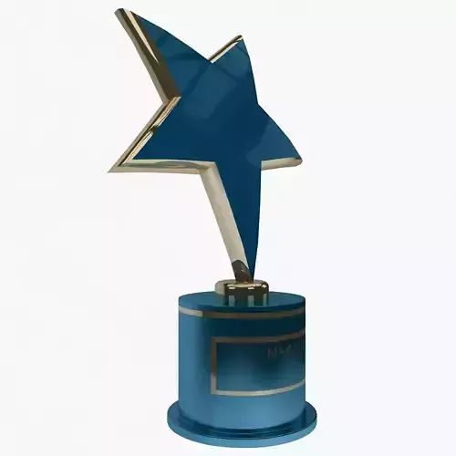 Star Award Low-poly 3D model