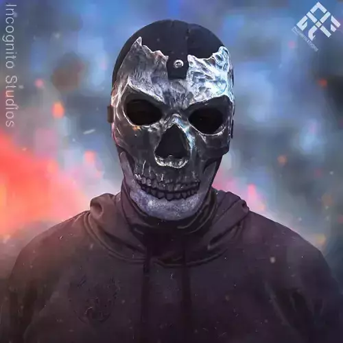 ZOMBIE GHOST CALL OF DUTY INSPIRED REPLICA COSPLAY GHOST MASK 3D print model