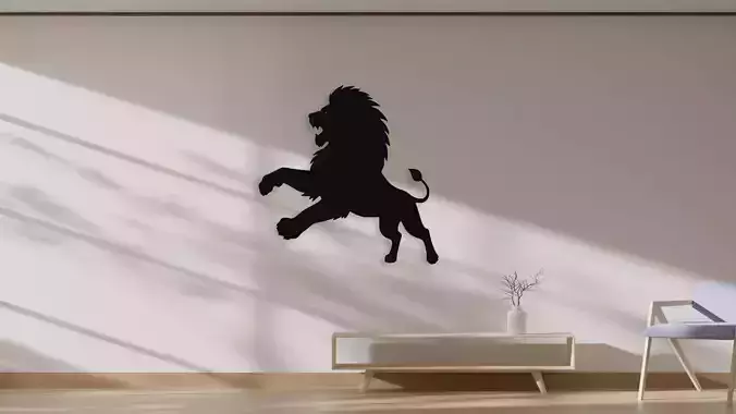 Roaring Lion Wall Decor