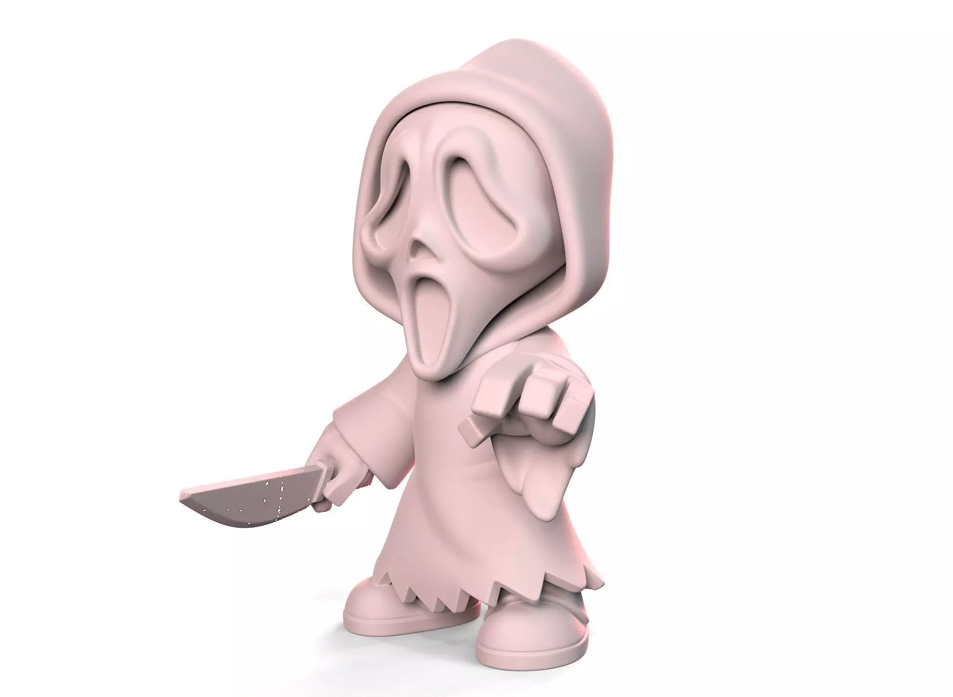 Ghostface  Scream 3D print model_4