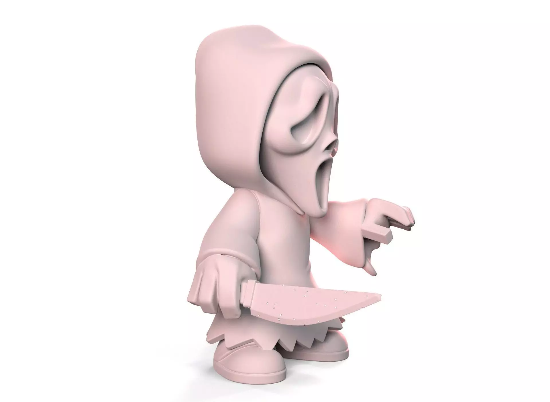 Ghostface  Scream 3D print model_2