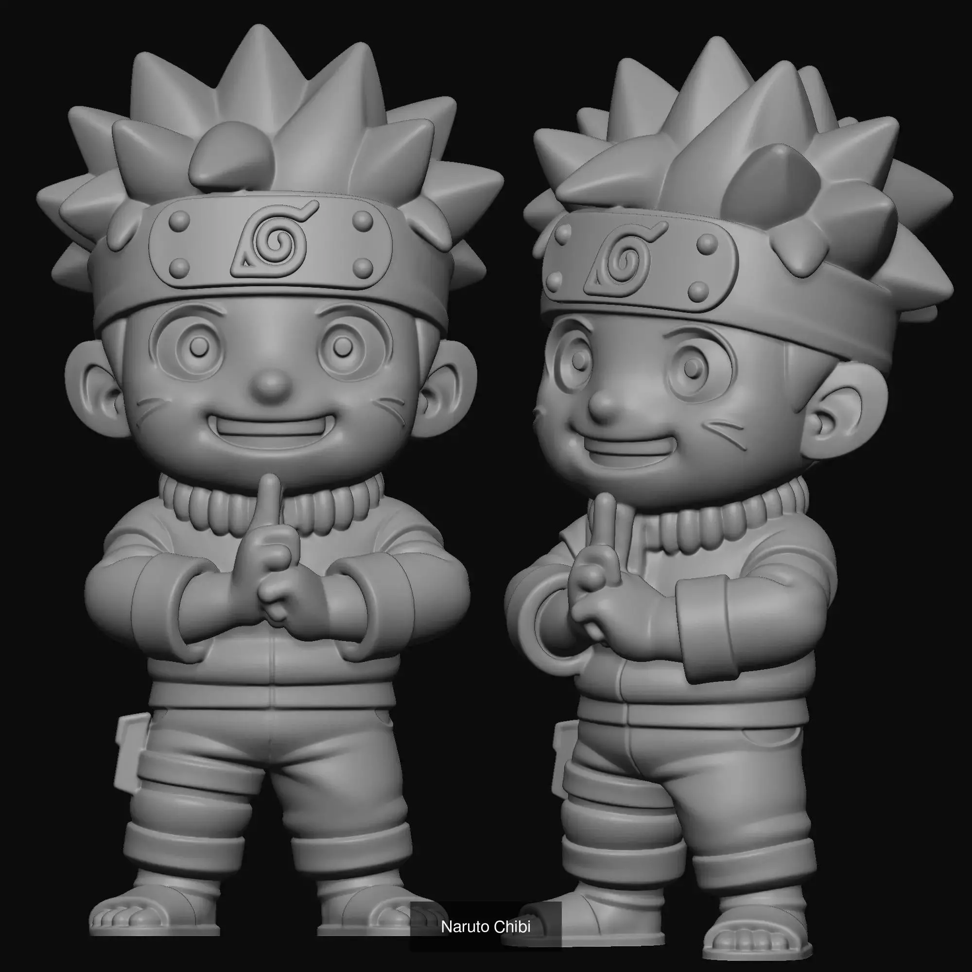 Naruto Chibi Character Set 3D Printable Collection _14