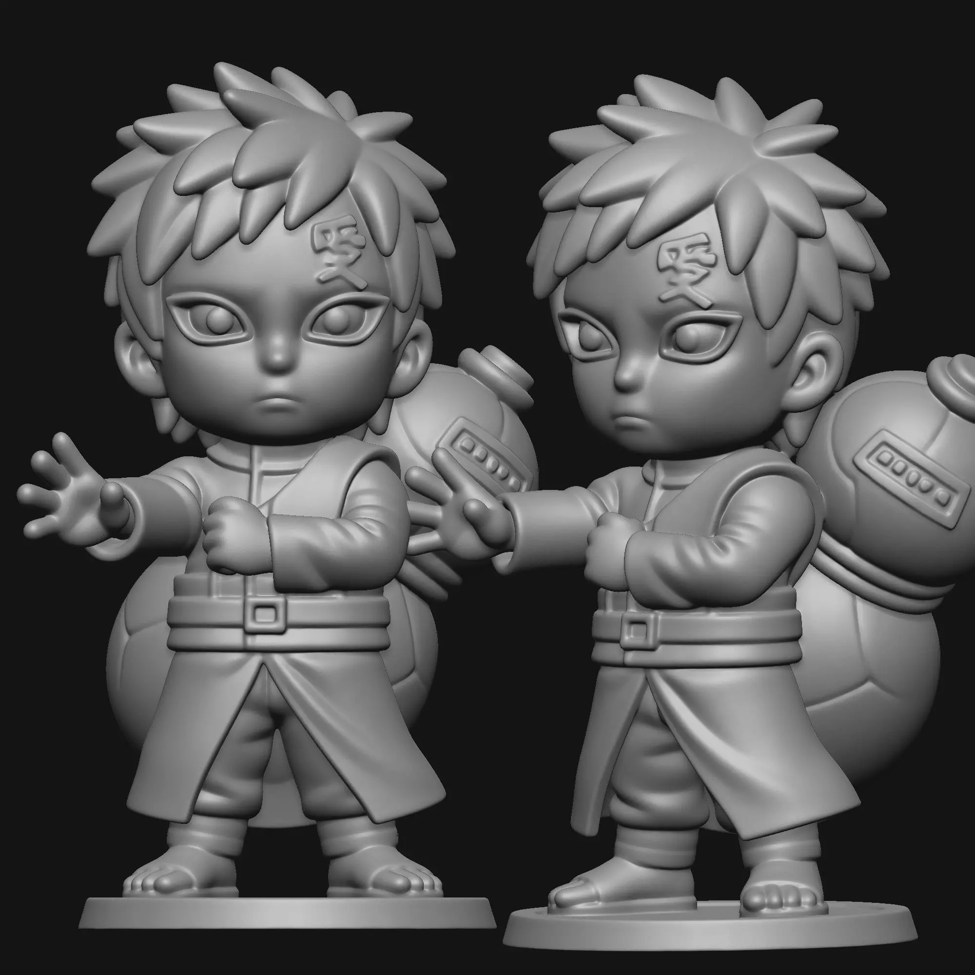 Naruto Chibi Character Set 3D Printable Collection _30