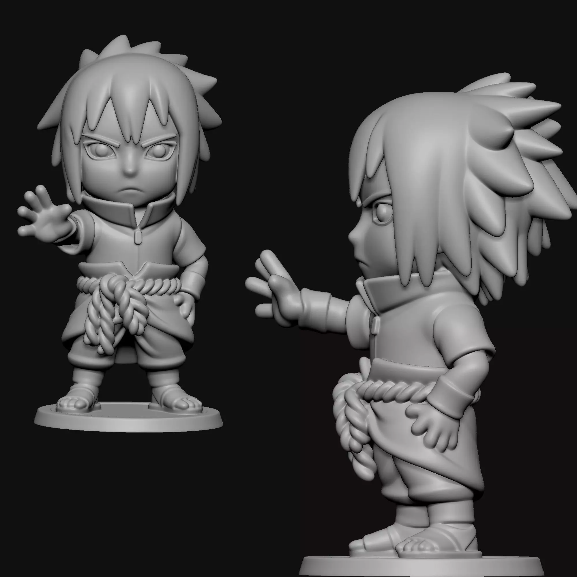 Naruto Chibi Character Set 3D Printable Collection _22