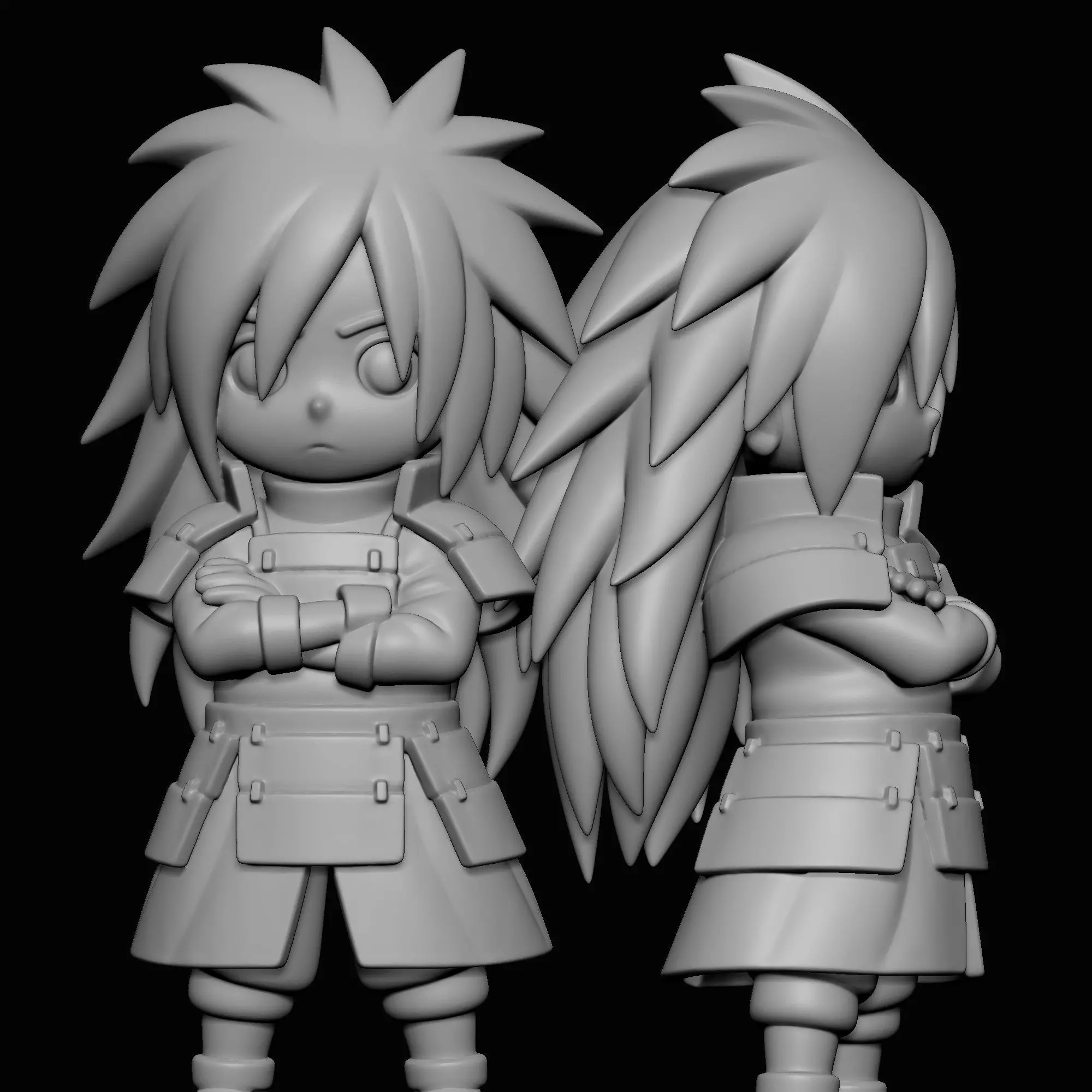 Naruto Chibi Character Set 3D Printable Collection _21