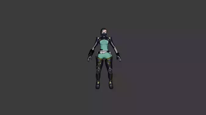 Viper  Fan Art 3D Character Model 