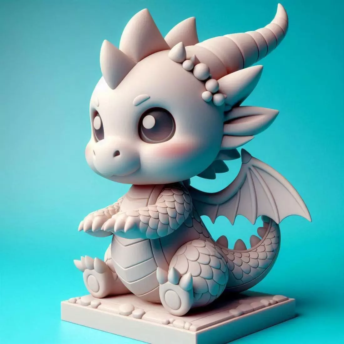 The 3D Cute Creatures Collection 18 Print Game Asset Bundle _41