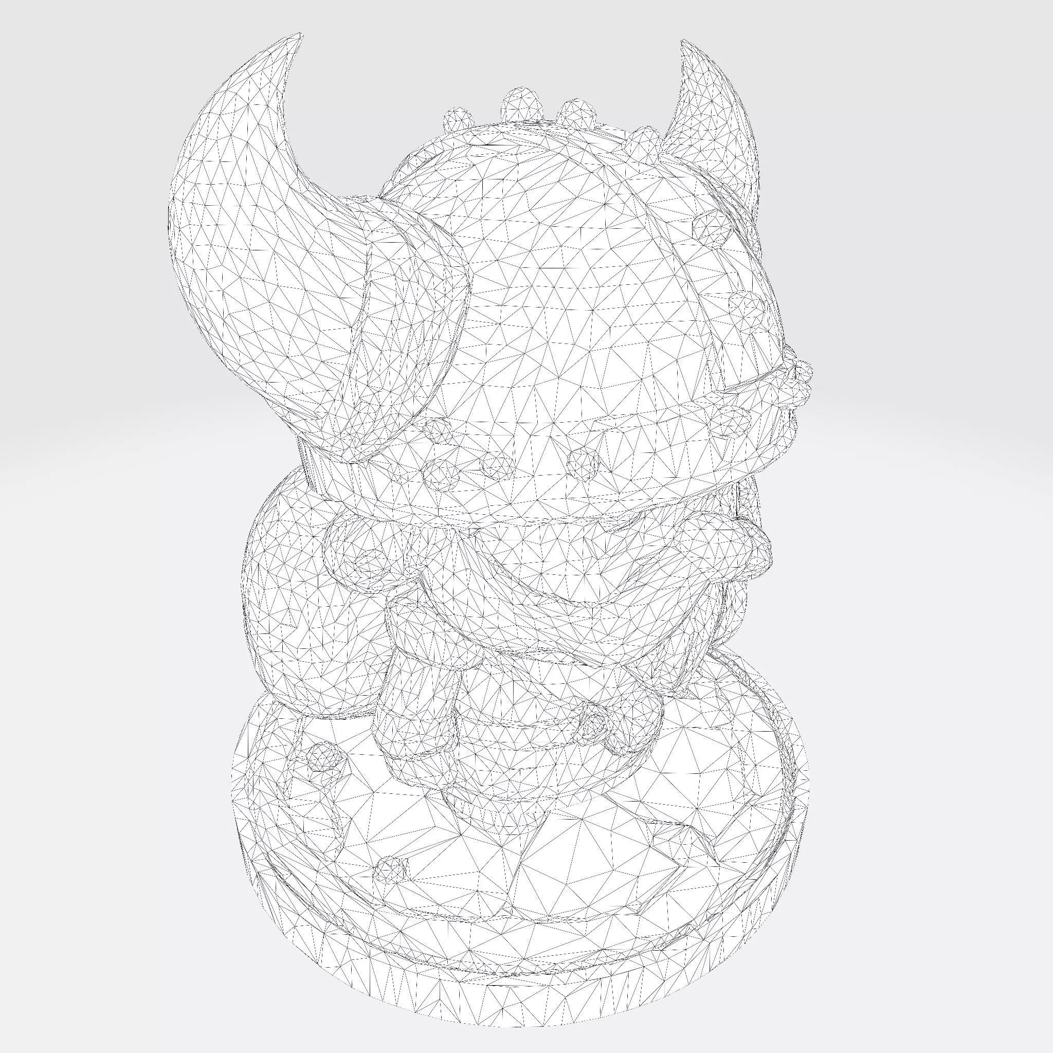 The 3D Cute Creatures Collection 18 Print Game Asset Bundle _44