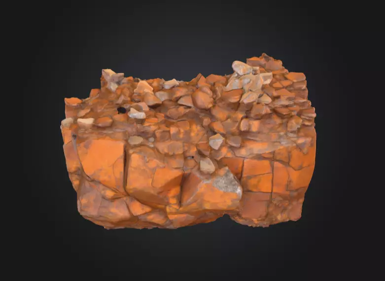 Sunlit Canyon Rocks Hill Texture_0