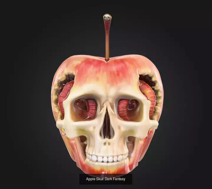 Haunted Skulls and Mystical Relics Pack 3D Model Collection_2