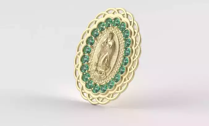 Virgin of Guadalupe Medal or Pendant 