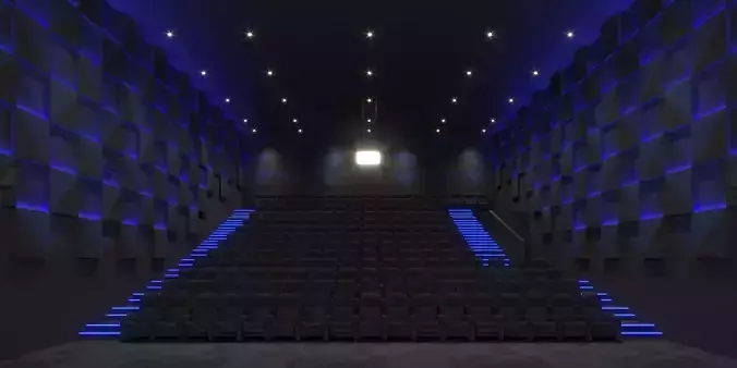 Movie Theater Interior 