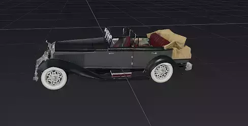 5 in 1 Classic Cars Collection  Game Ready 3D Models Low-poly 3D model 6