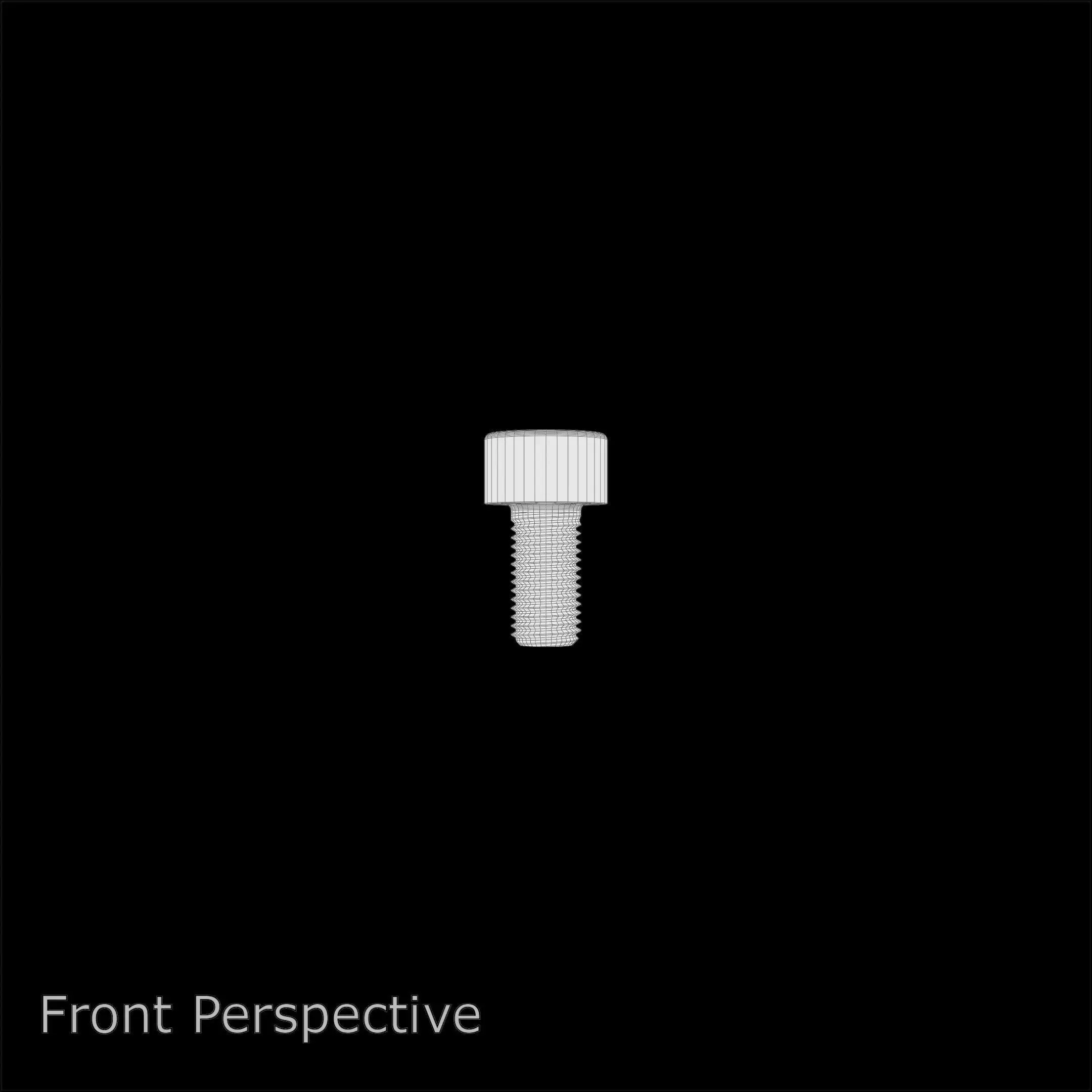 Steel Stained M4 Torx T20 Cap Bolt with PBR 4K 3D model_8