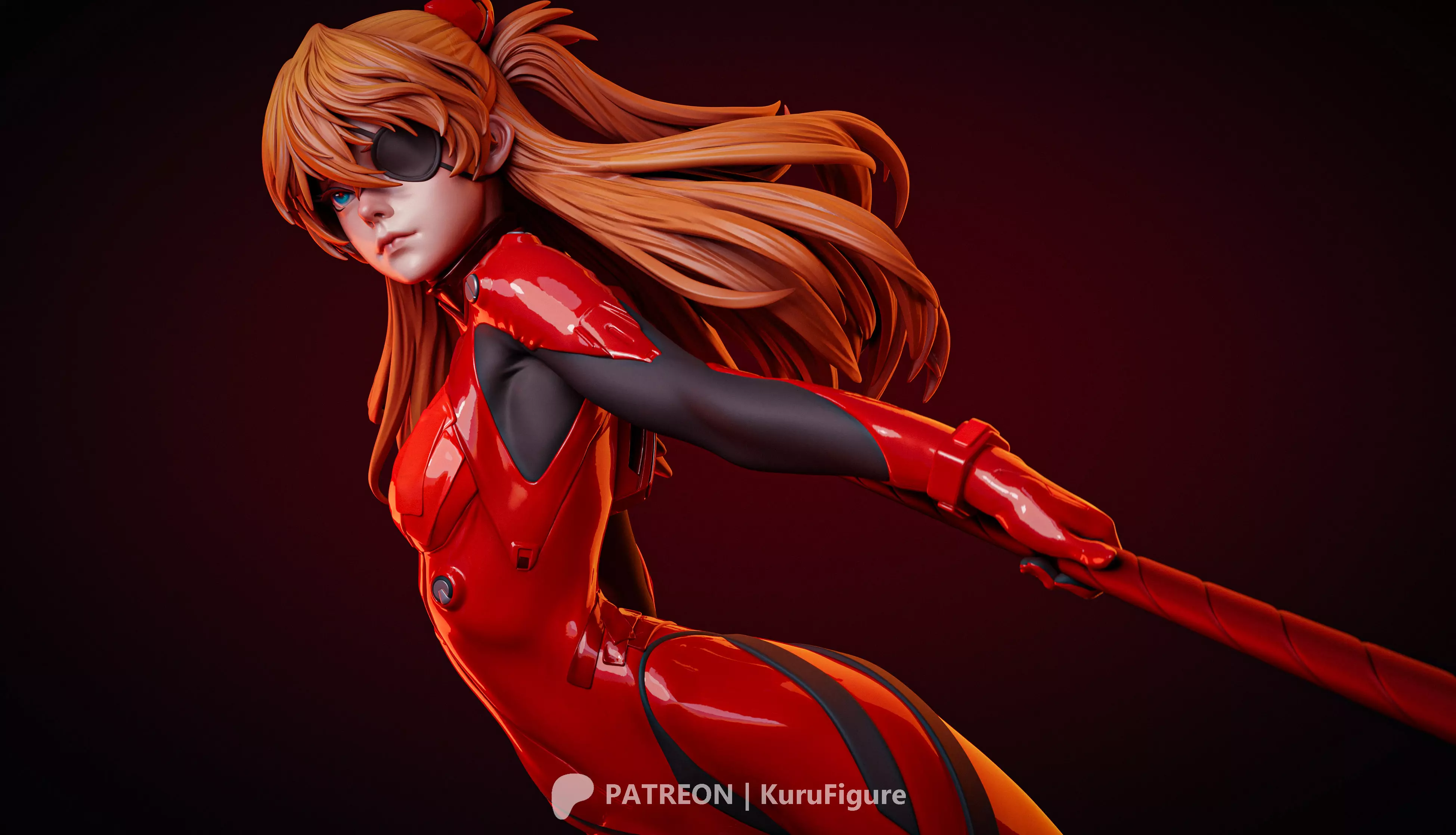 KuRu Figures - Asuka 3D print model