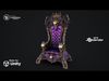 Fantasy Throne 10 game ready 3d model Low-poly 3D model_2
