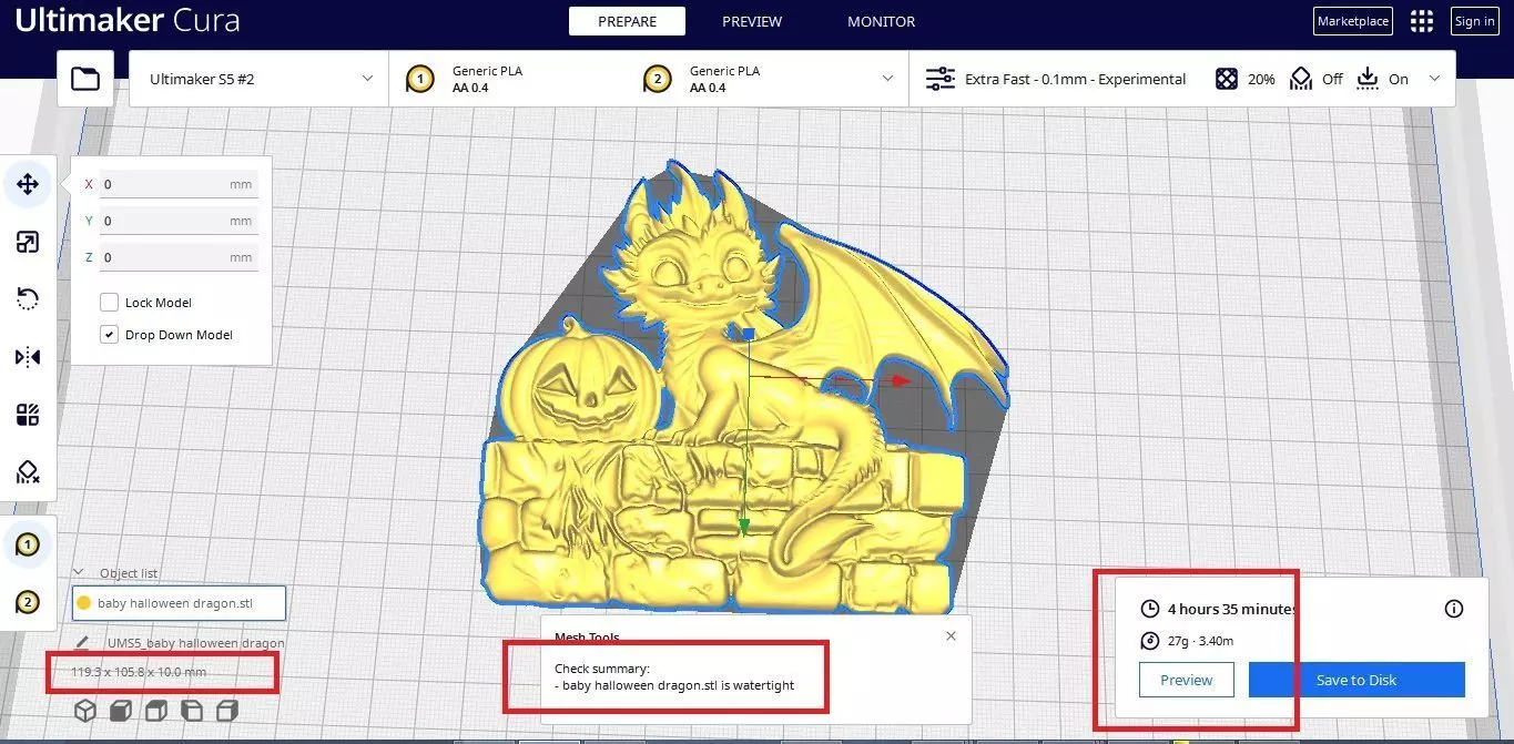 BAS-RELIEF BABY HALLOWEEN DRAGON FOR DECORATION 3D print model_10