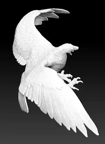 flying eagle 3D print model