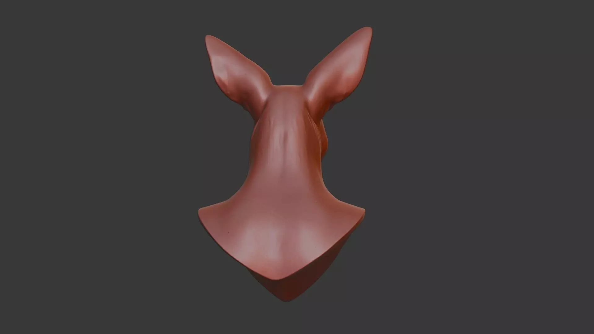 Caracal Bust 3D Model - STL Printable Wildlife Animal 3D print model_5