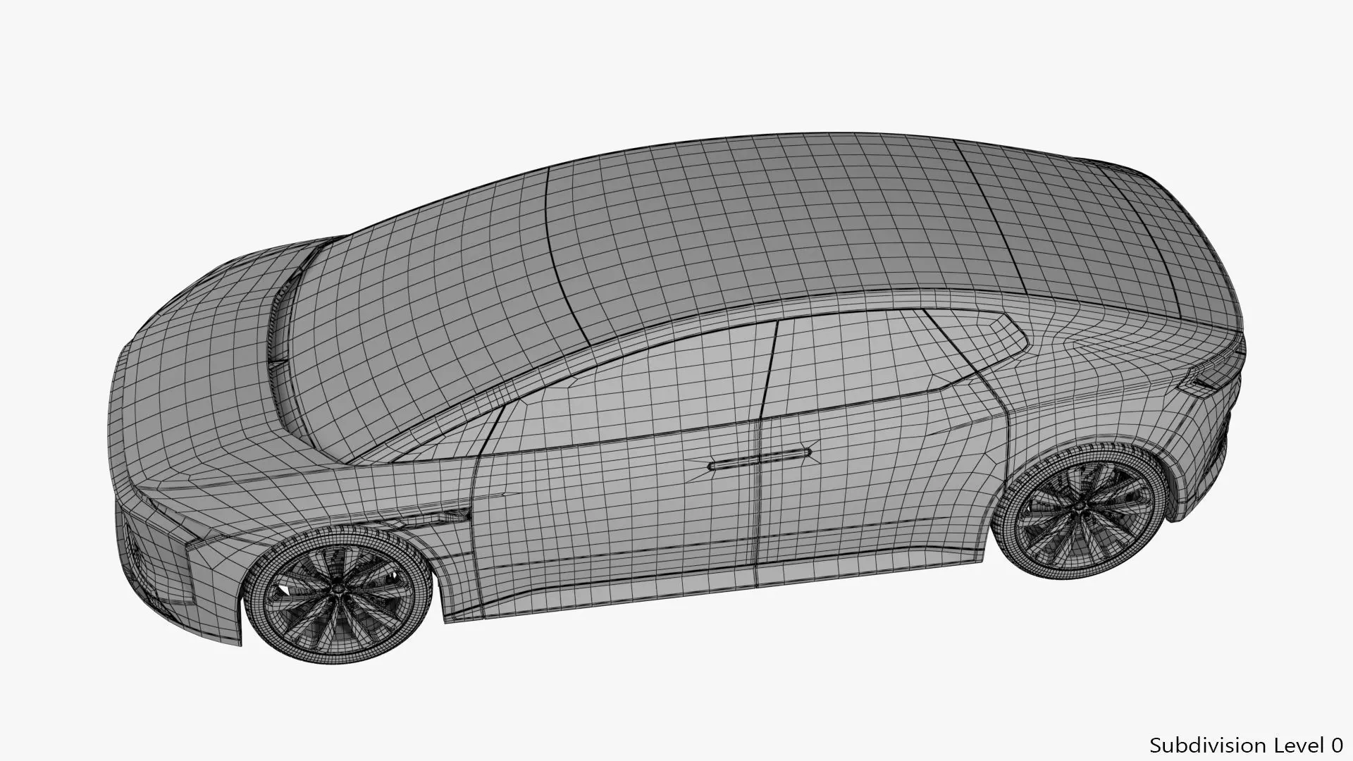 Futuristic Car Concept 3D model_29