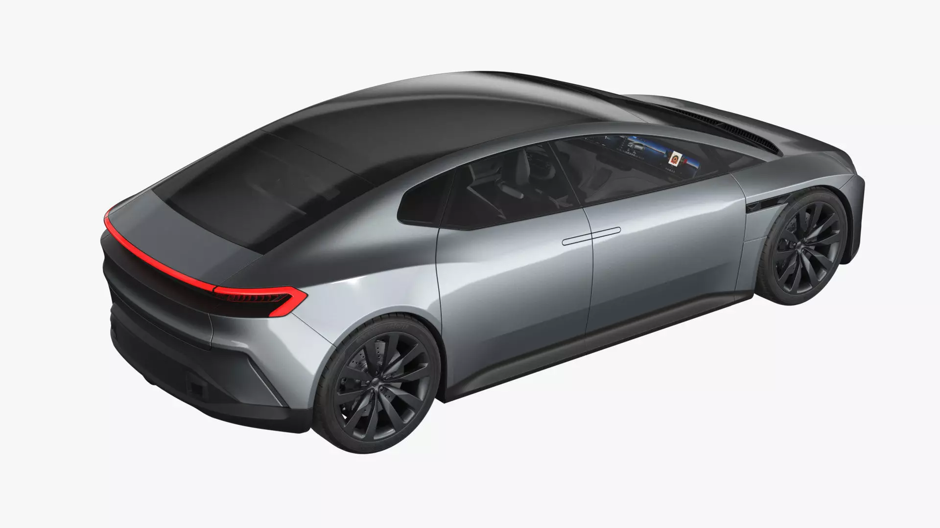 Futuristic Car Concept 3D model_12