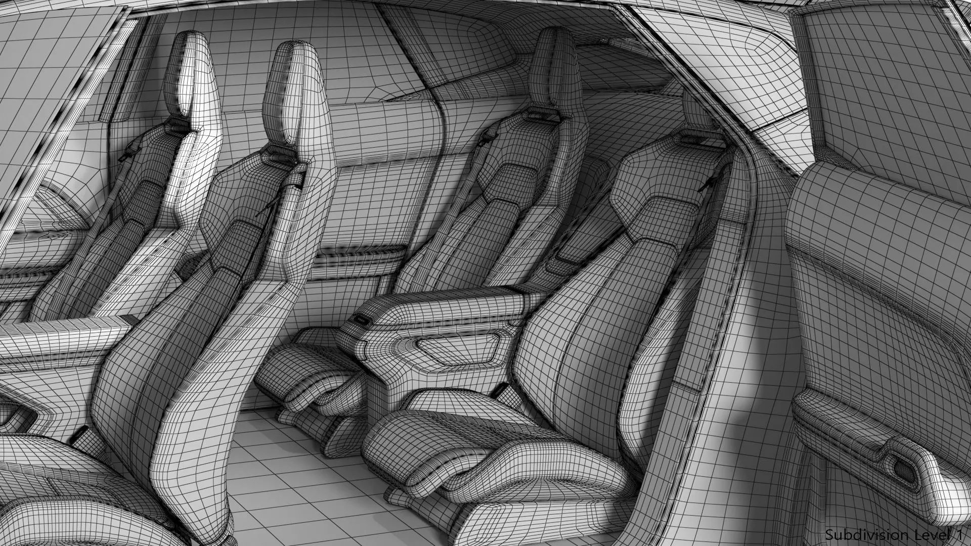 Futuristic Car Concept 3D model_36
