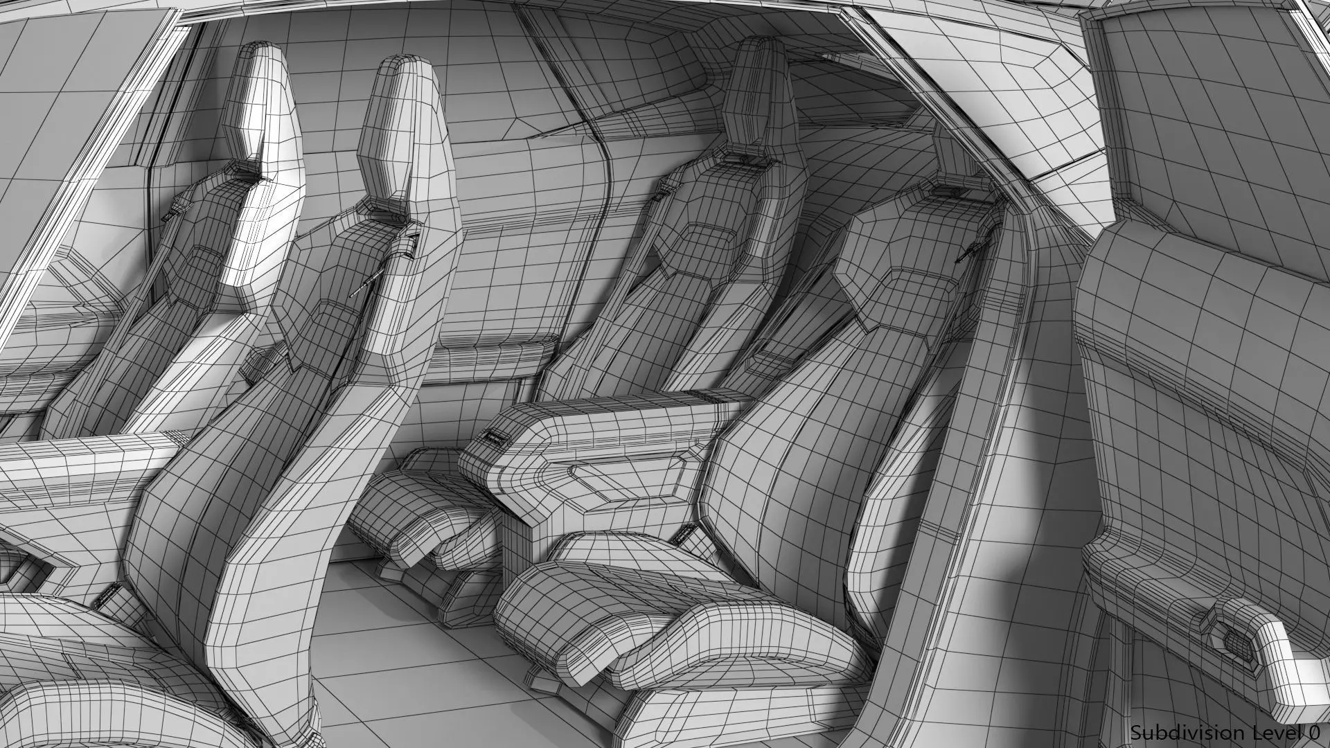 Futuristic Car Concept 3D model_35