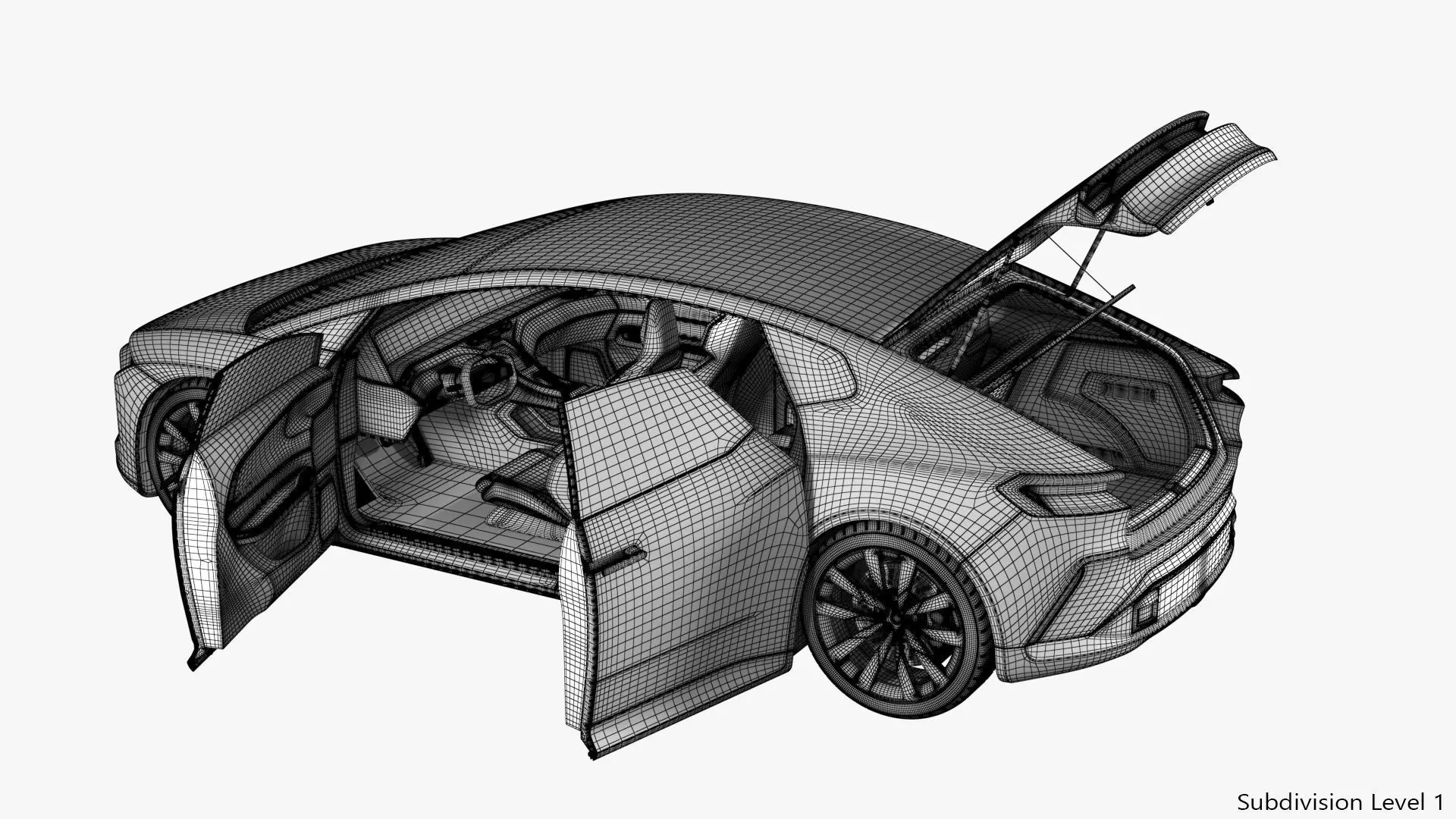 Futuristic Car Concept 3D model_32