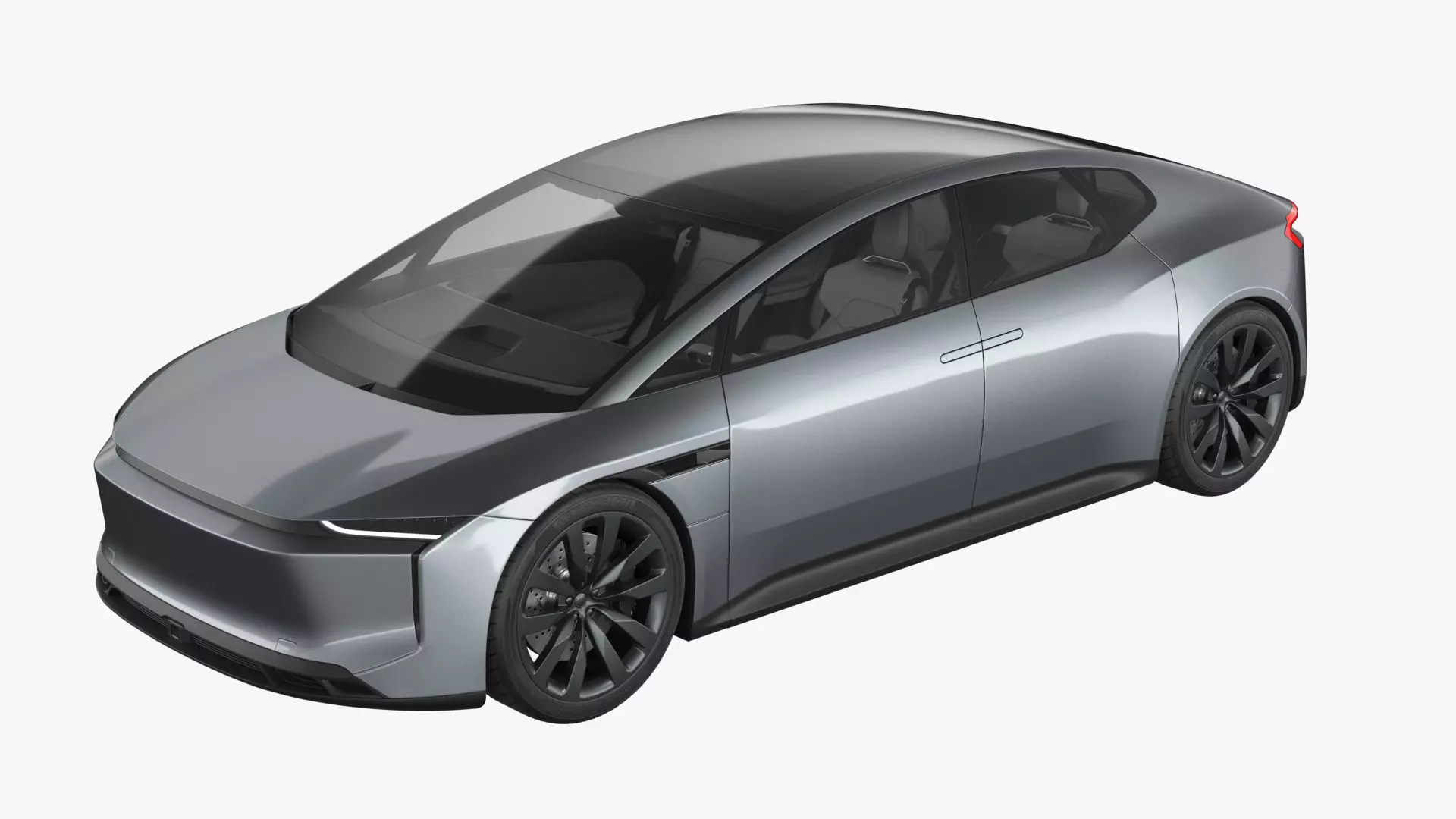 Futuristic Car Concept 3D model_1