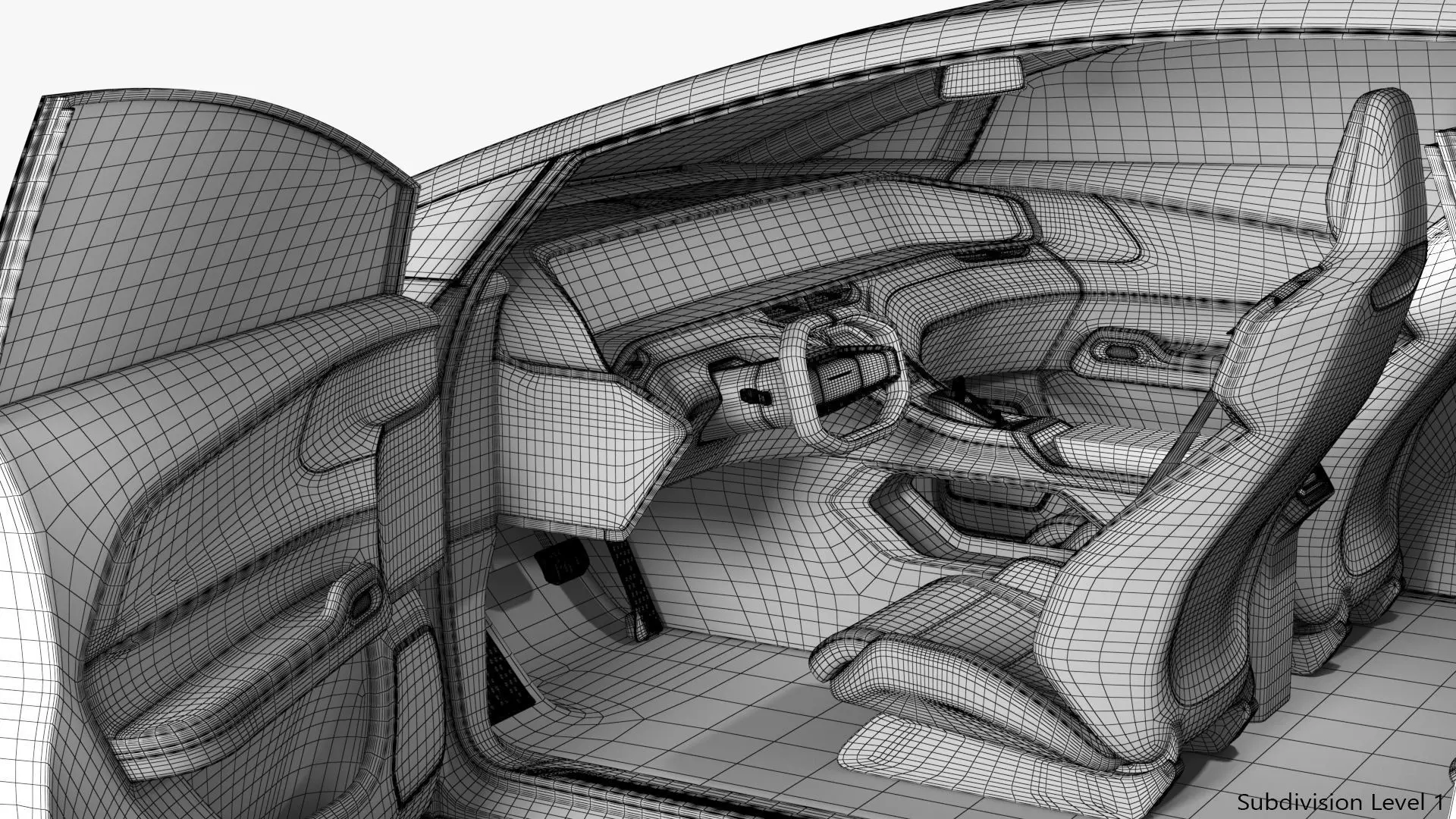 Futuristic Car Concept 3D model_34