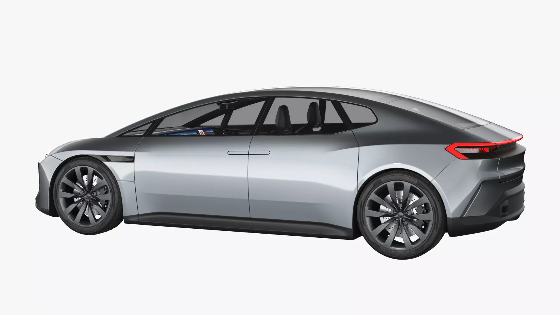 Futuristic Car Concept 3D model_4