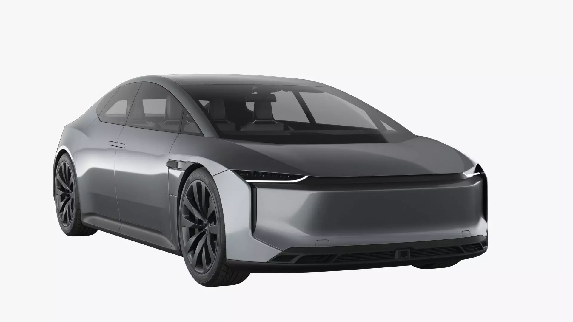 Futuristic Car Concept 3D model_7