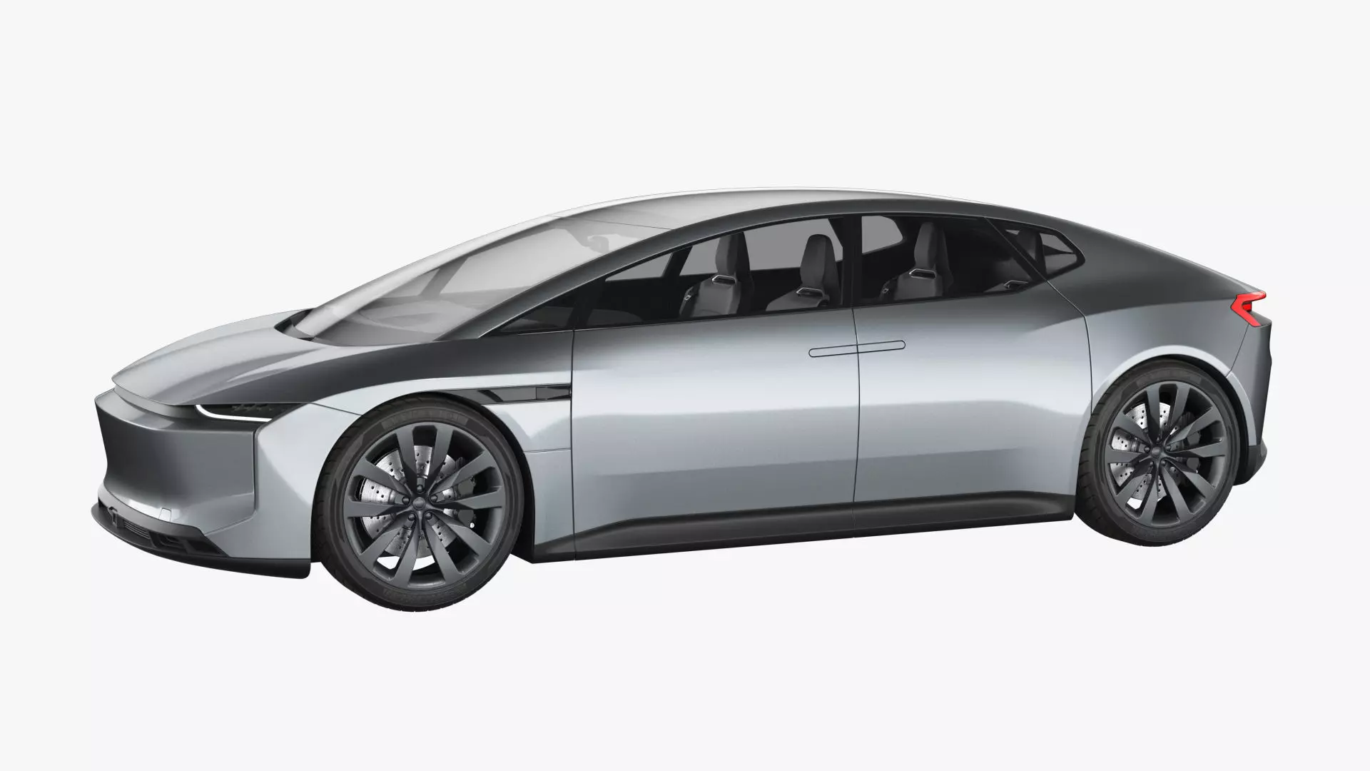 Futuristic Car Concept 3D model_2